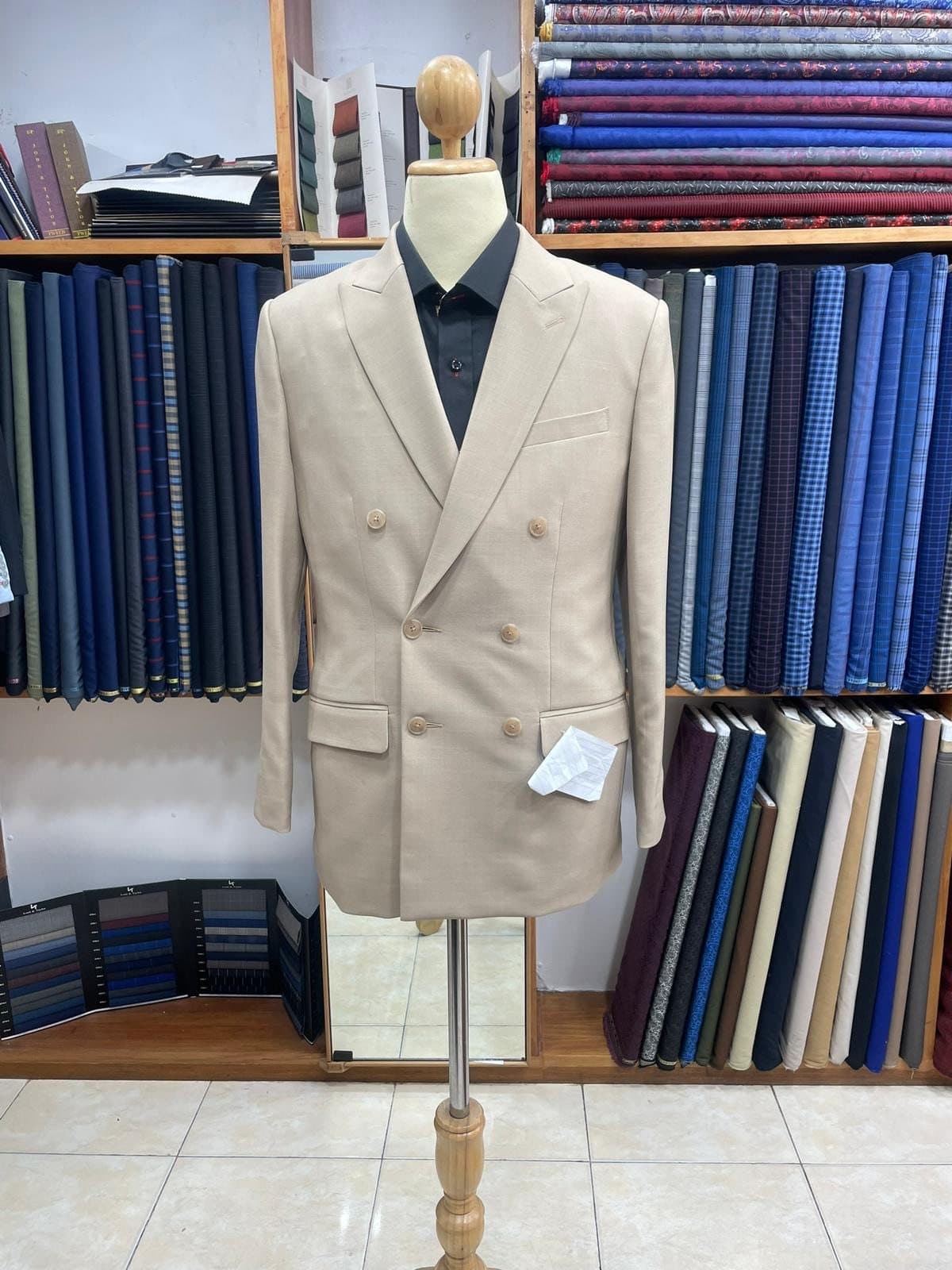 Statement tailoring photo from the Bang Rak showroom
