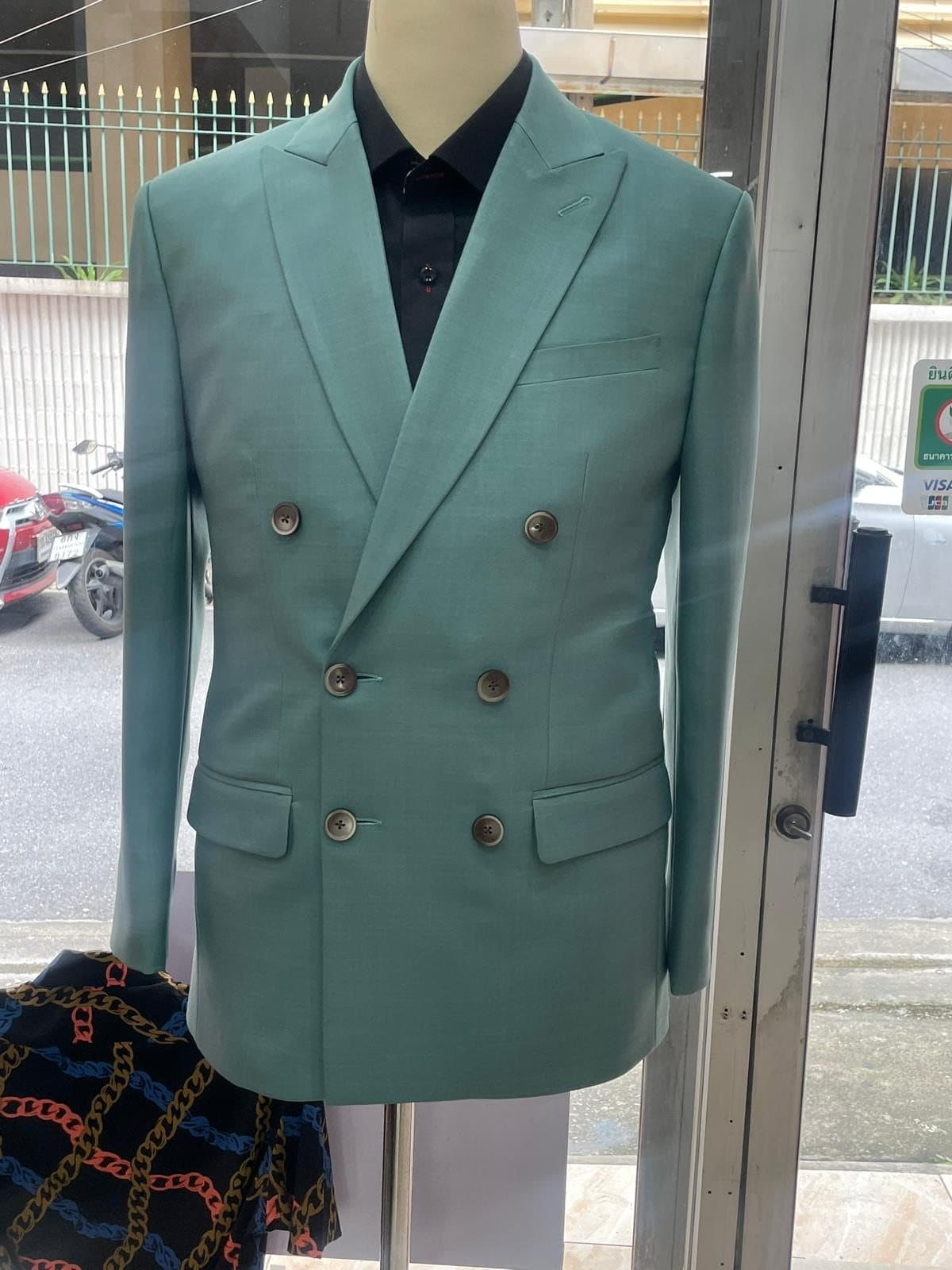 Statement tailoring photo from the Bang Rak showroom